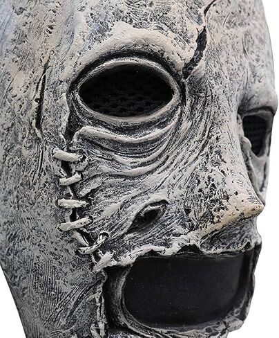 ZHANMAUU Mask Halloween Mask With Long Hair Braid,Scary Knot Rope Mask Full Face Latex Mask Halloween Cosplay CostumeProps in Saudi Arabia