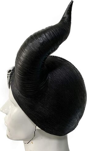 Maleficent Movie Cosplay mask Deluxe Black Horn Helmet Halloween in Saudi Arabia