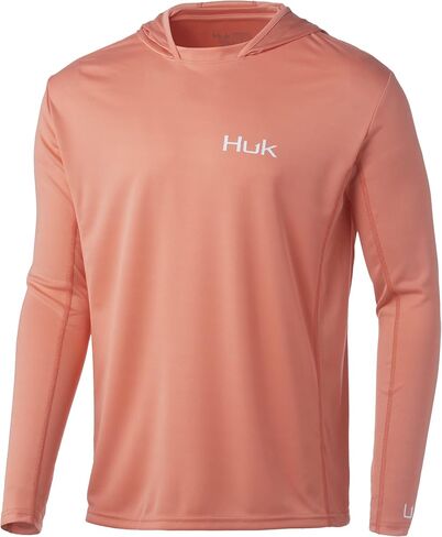HUK Men's Icon X Hoodie | Fishing Shirt with +50 UPF Sun Protection in Saudi Arabia