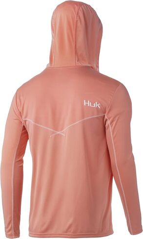 HUK Men's Icon X Hoodie | Fishing Shirt with +50 UPF Sun Protection in Saudi Arabia