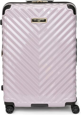 Karl Lagerfeld Paris Women's Suitcase Spinner Wheels Hardside, Lilac, One Size in Saudi Arabia