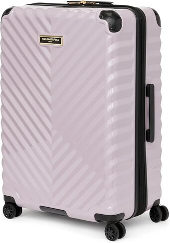 Karl Lagerfeld Paris Women's Suitcase Spinner Wheels Hardside, Lilac, One Size in Saudi Arabia