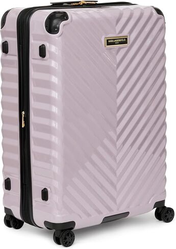 Karl Lagerfeld Paris Women's Suitcase Spinner Wheels Hardside, Lilac, One Size in Saudi Arabia
