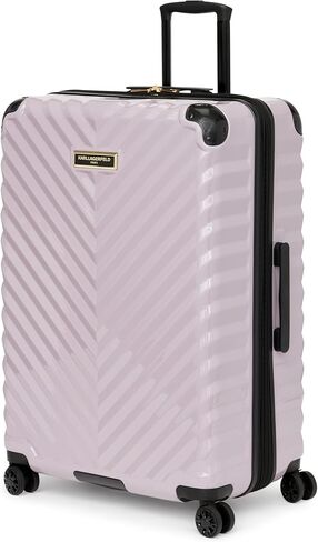 Karl Lagerfeld Paris Women's Suitcase Spinner Wheels Hardside, Lilac, One Size in Saudi Arabia