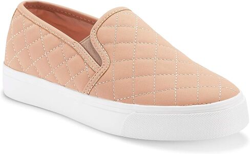 JENN ARDOR Womens Slip On Sneakers Perforated/Quilted Casual Shoes Fashion Walking Flats in Saudi Arabia
