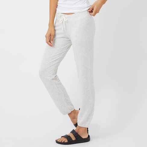 Monrow Women's Supersoft Vintage Sweatpants, Casual Straight Leg Cut, Adjustable Drawstring & Banded Ankles in Saudi Arabia
