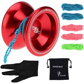 MAGICYOYO Pro Yo-yo Responsive Yoyo T5, Metal Yo Yo for Kids Beginner, Replacement Unresponsive Yoyo Bearing for Advanced Yoyo Player