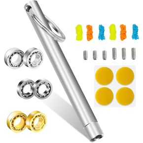 MAGICYOYO Complete Yoyo Bearing Pack, 10 Ball Golden Unresponsive Yoyo Bearing + Size C 8 Ball Yoyo Bearing + Narrow C Responsive Yoyo Bearing + Bearing Removal Tool + 6 Yoyo Strings + 6 Yoyo Axles in Kuwait