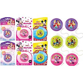 JA-RU Disney Mickey Mouse Light Up Yoyo & Stretchy Action Figure (2 Toys) Led Light Yoyo for Kids. Responsive Yoyo. Stress-Anxiety Relief Squishy Fidget Toy. Birthday Goodie Bag Stuffers. 7812A-6900A