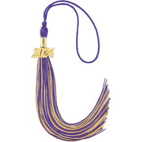 2024 Graduation Tassel, 2024 Tassel Graduation, 2024 Tassel with 2024 Year Gold Date Charms Academic Graduation Cap Tassel 2024 for 2024 Grads, Graduates Graduation Cap Hat Decorations, Black