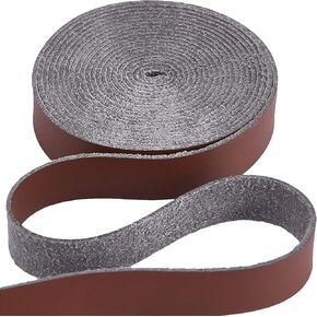 GORGECRAFT Matte Leather Strap 1.5 Inch Wide 79 Inch Long Saddle Brown Flat Leather Belt Strips for DIY Crafts Clothing Jewelry Wrapping Making Bag Furniture Handles Pet Collars Traction Ropes Belt