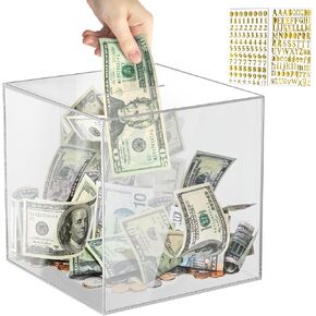 Piggy Bank for Adults Must Break to Open Acrylic Clear Piggy Bank Coin Bank in Saudi Arabia