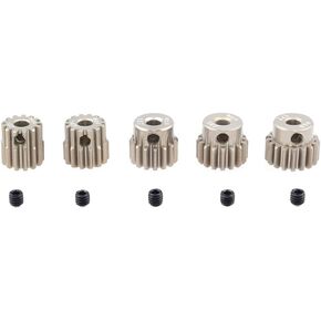 KingVal Replacement 5PCS M0.6 13T 14T 15T 16T 17T 3.175mm Aluminium Pinion Motor Gear Compatible with 1/10 RC Car Brushed Brushless Motor in Saudi Arabia
