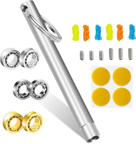 MAGICYOYO Complete Yoyo Bearing Pack, 10 Ball Golden Unresponsive Yoyo Bearing + Size C 8 Ball Yoyo Bearing + Narrow C Responsive Yoyo Bearing + Bearing Removal Tool + 6 Yoyo Strings + 6 Yoyo Axles in Kuwait