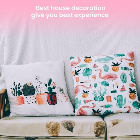 Patelai 6 Pcs Sublimation Pillow Covers Blanks,12 x 12 Inch, 16 x 16 Inch in Kuwait
