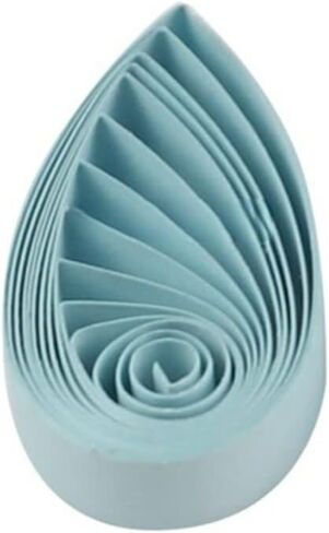 ODETOJOY Pestal Blue Tone Quilling Paper Strips 3mm Seablue Quilling Strips for Crafts Single Color Origami Paper Strips 0.2inch Paper Filigree Strips (Teal No.46) in Kuwait