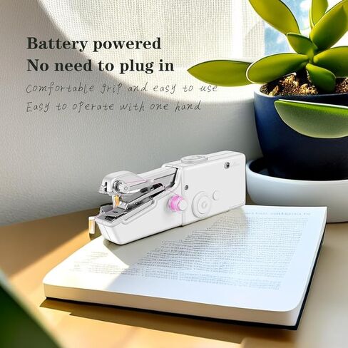 Handheld Sewing Machine,Mini Sewing Machine for Quick Stitching,Portable Sewing Machine Suitable for Home,Travel and DIY, Sewing Machine for Beginners，easy，div in Kuwait