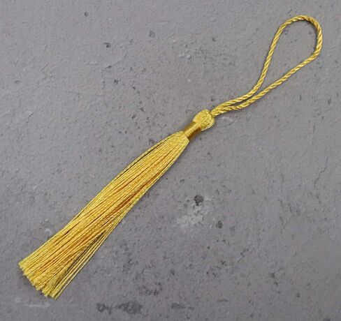 50 Pcs Tassel Silky Soft Mini Floss Handmade Crafts Tassels (Pink) in Kuwait