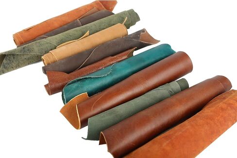ARTESANAL Real Leather Scrap Remnants for Arts &Crafts from Furniture Making, Soft and Flexible, Sizes and Styles-6lb in Saudi Arabia