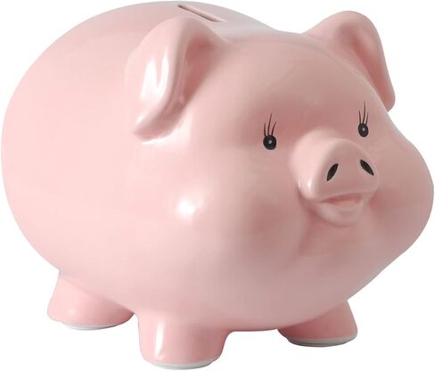 Ceramics Piggy Bank for Kids,Girls Piggy Bank for Adults,Piggy Bank for Boys,Alcancias De Dinero para Adultos Niños,Money Box for Cash Gift,Tip Jar,Coin Bank,Real Money Safe for Cash Saving… in Kuwait