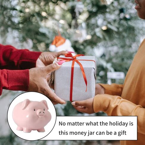 Ceramics Piggy Bank for Kids,Girls Piggy Bank for Adults,Piggy Bank for Boys,Alcancias De Dinero para Adultos Niños,Money Box for Cash Gift,Tip Jar,Coin Bank,Real Money Safe for Cash Saving… in Kuwait