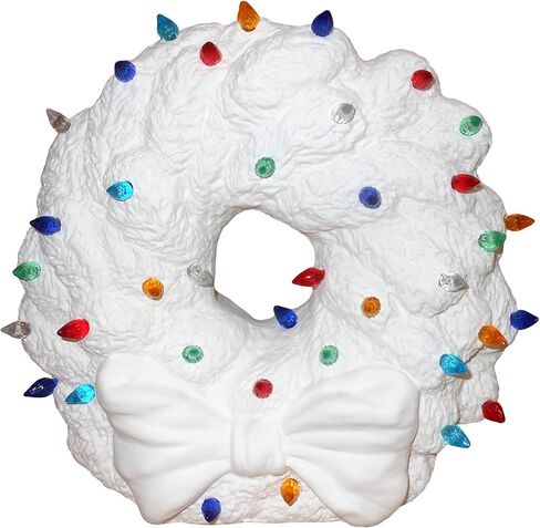 إكليل مضيء للعطلات - قم بطلاء تذكار السيراميك الخاص بك in Kuwait