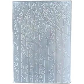 NZJ Baby Footprint Trolley Happy Birthday Shower Plastic Embossing Folders for Card Making Scrapbooking and Other Paper Crafts (1) Transparent