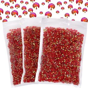 20000PCS Beige Flatback Pearls for Crafts,Multi Size 3mm 4mm 5mm 6mm Ivory Flatback Pearls Beads Larger Quantity Wholesale Round Pearls for Face Makeup,Crafts DIY,Nail Art