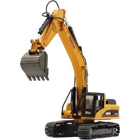fisca 1/50 Diecast Excavator Metal Model Construction Vehicle Toy in Kuwait