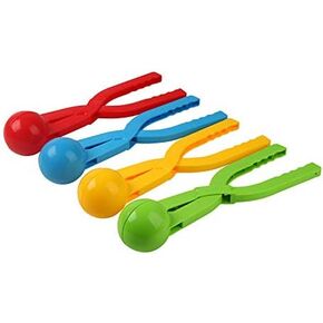 Grneric Snowball Maker Clip 4PCS Snowball Maker Tool with Handle for Snow Ball Fights, Snow Toys Kids Winter Outdoor Toys Snow Ball Clip Snow Games for Kids in Kuwait