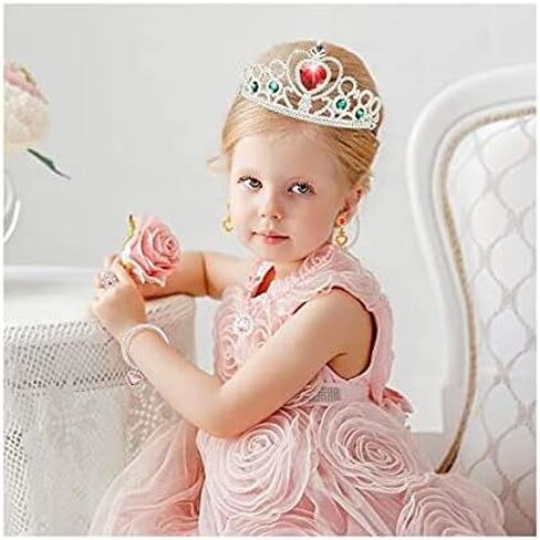 fash n kolor Princess Dress Up and Play Shoe and Jewelry Boutique with Fashion Accessories for Girls Dress Up, Age 3-10 yrs Old Red/Purple in Kuwait