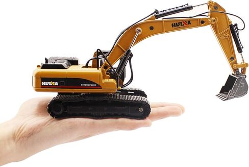 fisca 1/50 Diecast Excavator Metal Model Construction Vehicle Toy in Kuwait