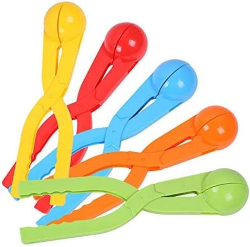 Grneric Snowball Maker Clip 4PCS Snowball Maker Tool with Handle for Snow Ball Fights, Snow Toys Kids Winter Outdoor Toys Snow Ball Clip Snow Games for Kids in Kuwait