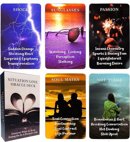 SOULGIST Love مجموعات بطاقات Oracle، المواقف التي تحب Oracle Deck، بطاقات Oracle للمبتدئين، حب التوضيح، الأصدقاء، الوظائف ذات الصلة in Kuwait