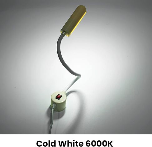 Bonlux Sewing Machine Light, 30 LEDs Flexible Gooseneck Work Light with Magnetic Mounting Base, 6W Portable Work Lamp for Workbench Lathe Drill Presses (2-Pack) in Kuwait