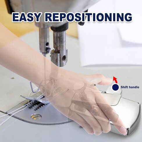 دليل التماس المغناطيسي لآلة الخياطة - دليل التماس المغناطيسي القابل للتعديل من RonJea مع مشبك، دليل الخياطة المغناطيسي لآلة الخياطة بالقدم، ملحقات لوازم الخياطة العالمية in Kuwait