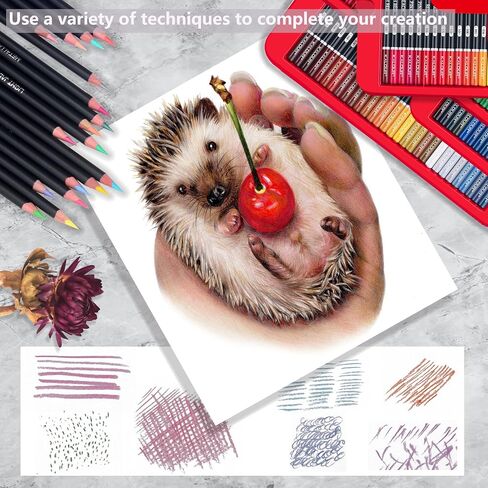 KALOUR 180 Colored Pencils for Adults Artists,Tin Case in Kuwait