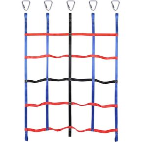 RedSwing Climbing Cargo Net for Kid Outdoor, Climbing Net Swingset for Playground, Kids Climbing Cargo Net Rope Ladder for Ninja Warrior Obstacle Course, Outdoor Treehouse in Kuwait