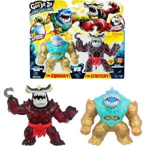 Heroes of Goo Jit Zu Deep Goo Sea Versus Pack. Exclusive Tidal Smash Thrash VS Exclusive Hammerhook. 2 Figure Pack!