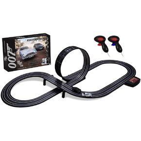 Scalextric Micro James Bond DB5 vs V8 1:64 Battery Powered Slot Car Race Track Set G1171