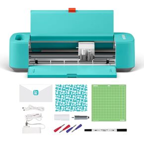 LOKLiK Crafter من آلة القطع HTVRONT - آلة قطع الفينيل لجميع الحرف اليدوية، آلة قطع لفينيل HTV، الكي على البطاقات، قطع أكثر من 100 مادة، إنشاء بطاقات مخصصة، ملصقات، شارات in Kuwait
