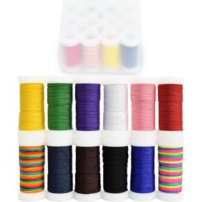TONIFUL 0.8 مم × 70 ياردة حبل نايلون أحمر من الساتان لسوار صناعة المجوهرات Rattail Macrame الشمع تقليم الحبل قلادة السائبة الديكور موضوع Kumihimo الصينية عقدة الحرفية