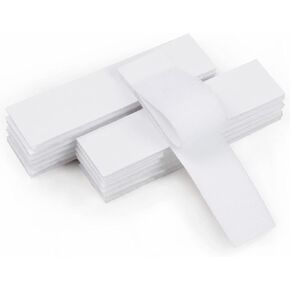 20 مجموعة من أشرطة الخطاف والحلقة مقاس 1 × 4 بوصة مع لاصق للمنزل أو المكتب مع شريط تثبيت لاصق قوي - شريط لاصق قوي مزدوج الجوانب - بدلاً من الثقوب والمسامير - أبيض in Kuwait