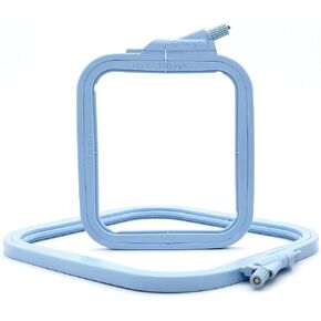 Nurge Blue X-Small (No:1) Plastic Square Embroidery Hoop, Cross Stitch Hoops, Punch Needle Hoop , DIY Craft Sewing,ABS Plastic Embroidery Hoops