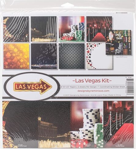 Reminisce VE-200 Vegas Scrapbook Collection Kit in Saudi Arabia
