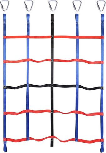 RedSwing Climbing Cargo Net for Kid Outdoor, Climbing Net Swingset for Playground, Kids Climbing Cargo Net Rope Ladder for Ninja Warrior Obstacle Course, Outdoor Treehouse in Kuwait