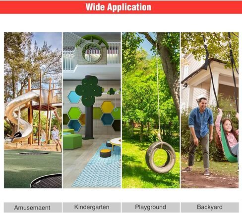 RedSwing Climbing Cargo Net for Kid Outdoor, Climbing Net Swingset for Playground, Kids Climbing Cargo Net Rope Ladder for Ninja Warrior Obstacle Course, Outdoor Treehouse in Kuwait