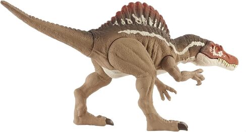 Jurassic World Toys Extreme Chompin' Spinosaurus Dinosaur Action Figure, Huge Bite, Authentic Decoration, Movable Joints, Ages 4 Years Old & Up in Saudi Arabia