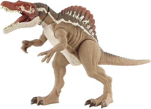 Jurassic World Toys Extreme Chompin' Spinosaurus Dinosaur Action Figure, Huge Bite, Authentic Decoration, Movable Joints, Ages 4 Years Old & Up in Saudi Arabia