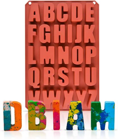 26 تجاويف سيليكون قالب الحروف الأبجدية الشوكولاته سيليكون الخبز العفن (2) in Kuwait